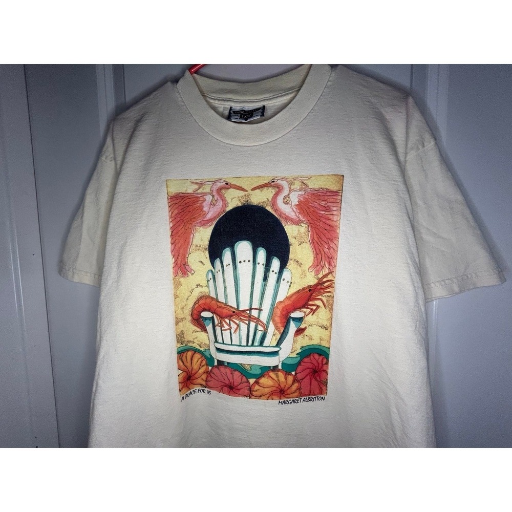 Vintage 90's Margaret Albritton "A Place For Us" Art Promo T-Shirt